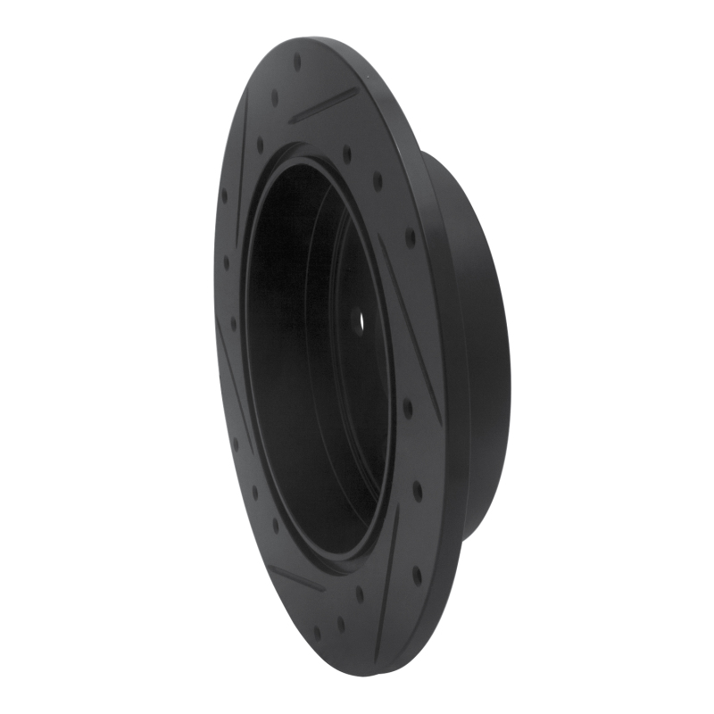 Toyota Camry Brake Rotor (1) - Rear Right - R1 Concepts - Drilled & Slotted - Black - `18-`24